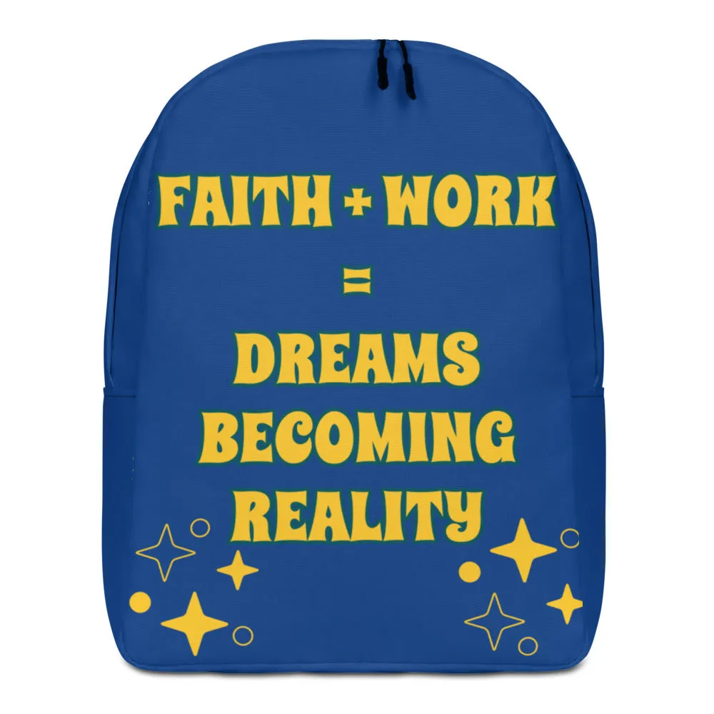 Faith   Work Minimalist Backpack
