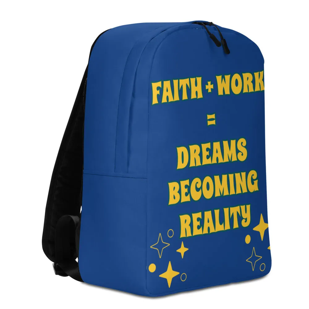 Faith   Work Minimalist Backpack