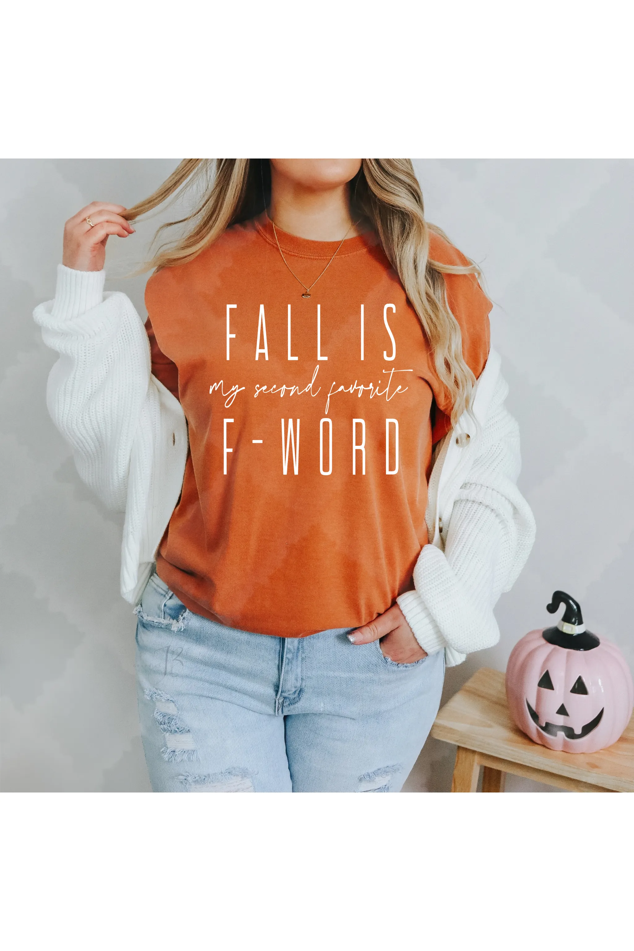 Fall is My Second Favorite F Word Comfort Colors T-Shirt