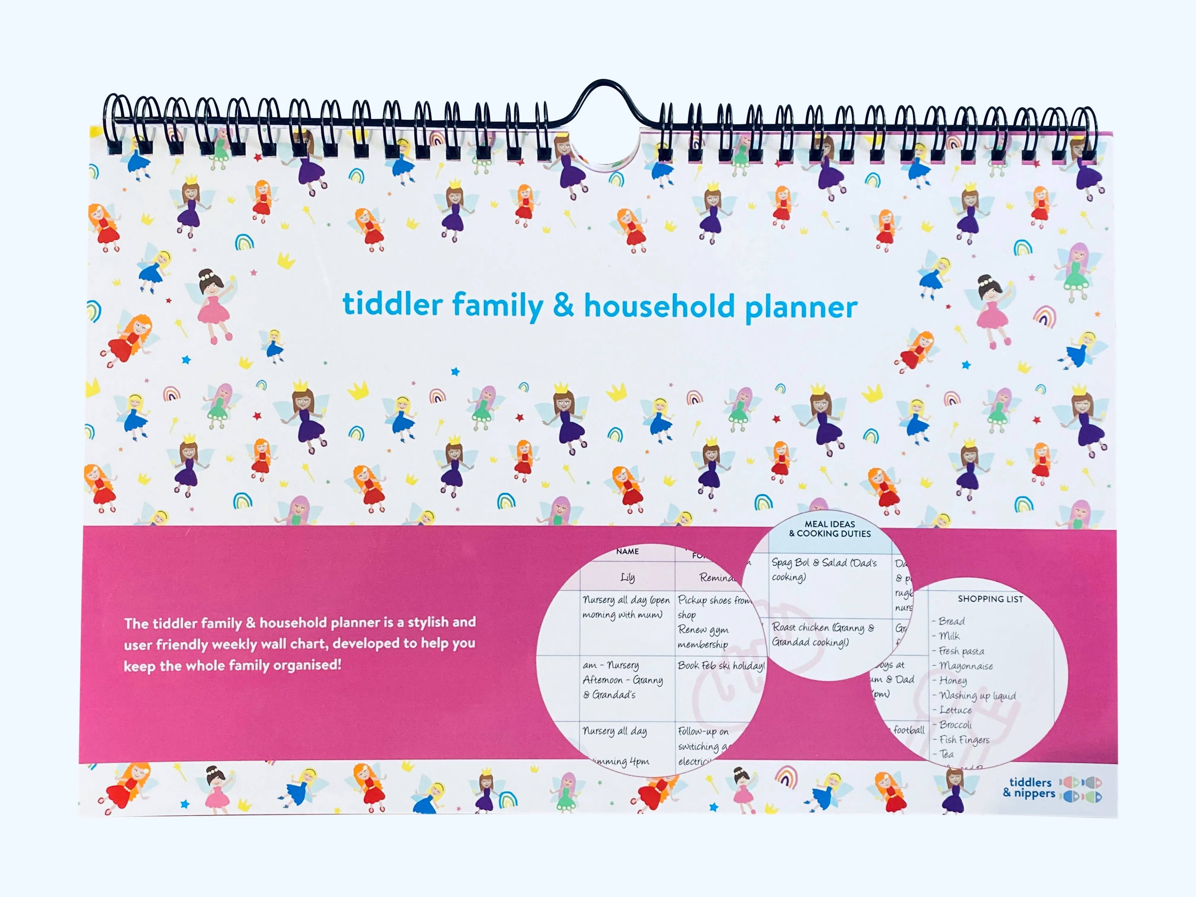 Family Weekly Household A4 Undated Planner Any Year Diary Suitable for any year / 2025