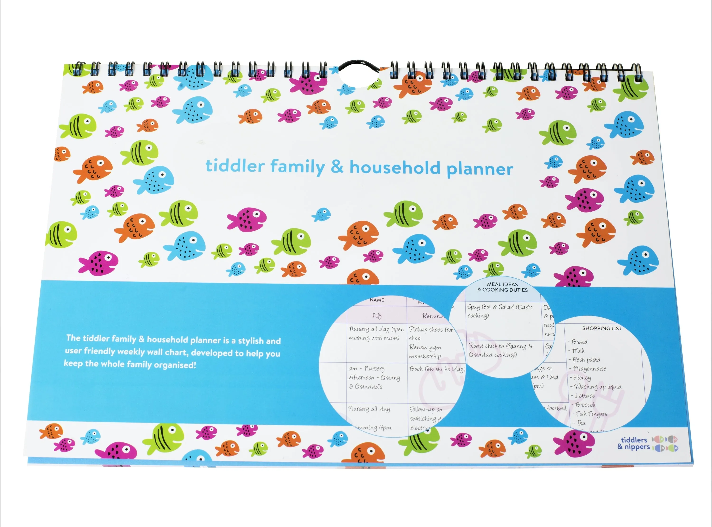Family Weekly Household A4 Undated Planner Any Year Diary Suitable for any year / 2025