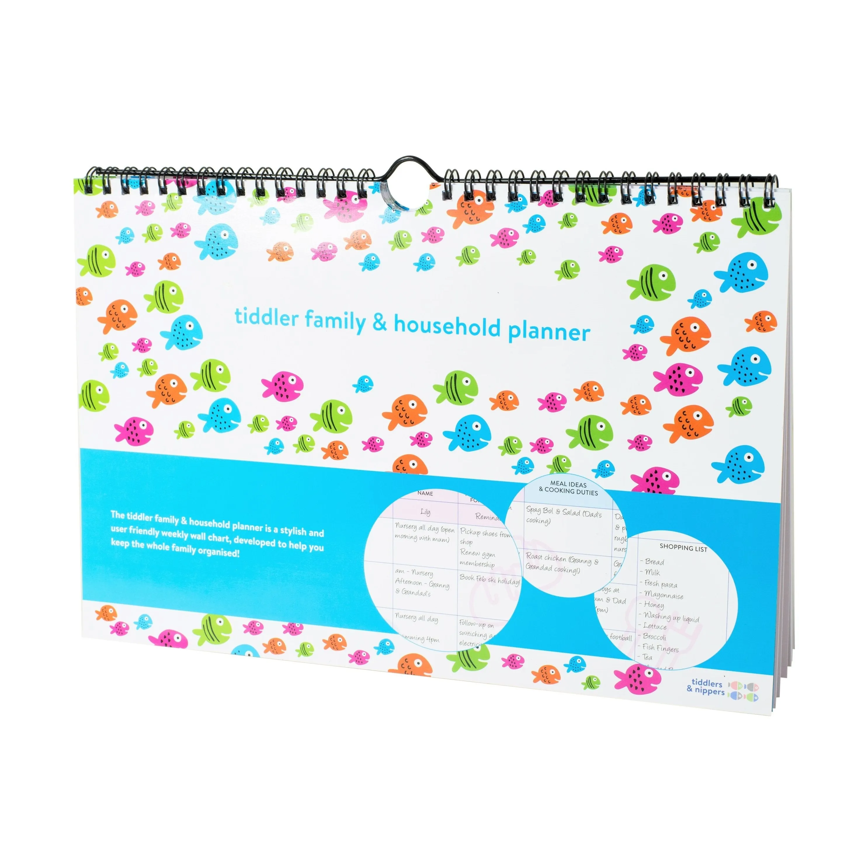 Family Weekly Household A4 Undated Planner Any Year Diary Suitable for any year / 2025