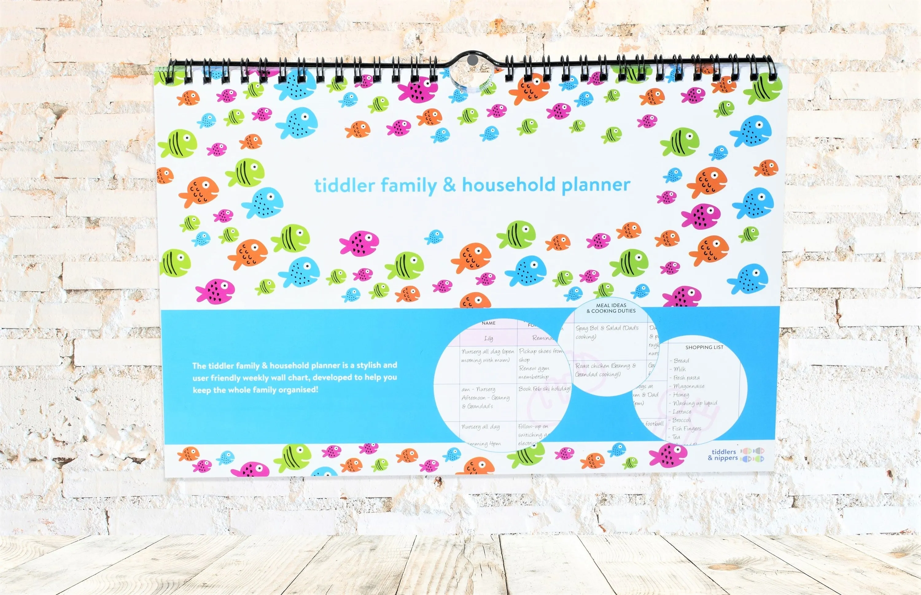 Family Weekly Household A4 Undated Planner Any Year Diary Suitable for any year / 2025