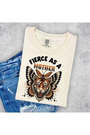 Fierce as a Mother Graphic Comfort Colors T-Shirt
