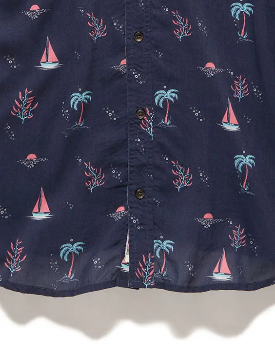 FINLEY SAILBOAT PRINT SHIRT