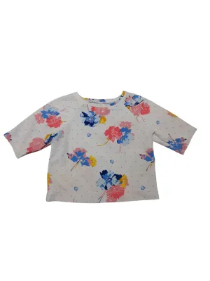 Floral swim shirt size 6-12m