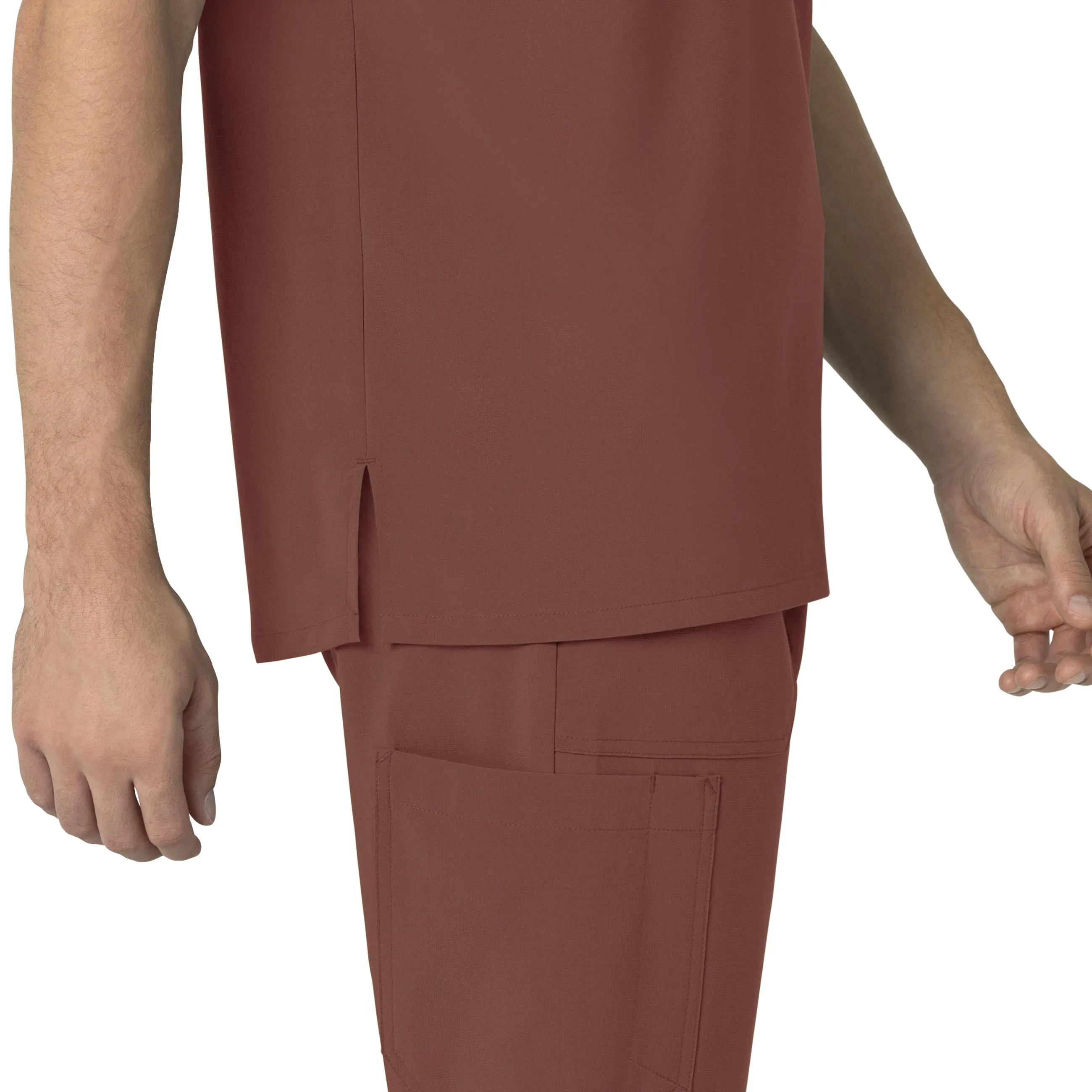 Force Cross-Flex C16310 Men's Henley Scrub Top Sable
