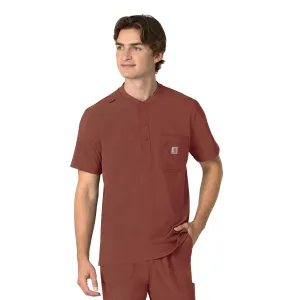 Force Cross-Flex C16310 Men's Henley Scrub Top Sable