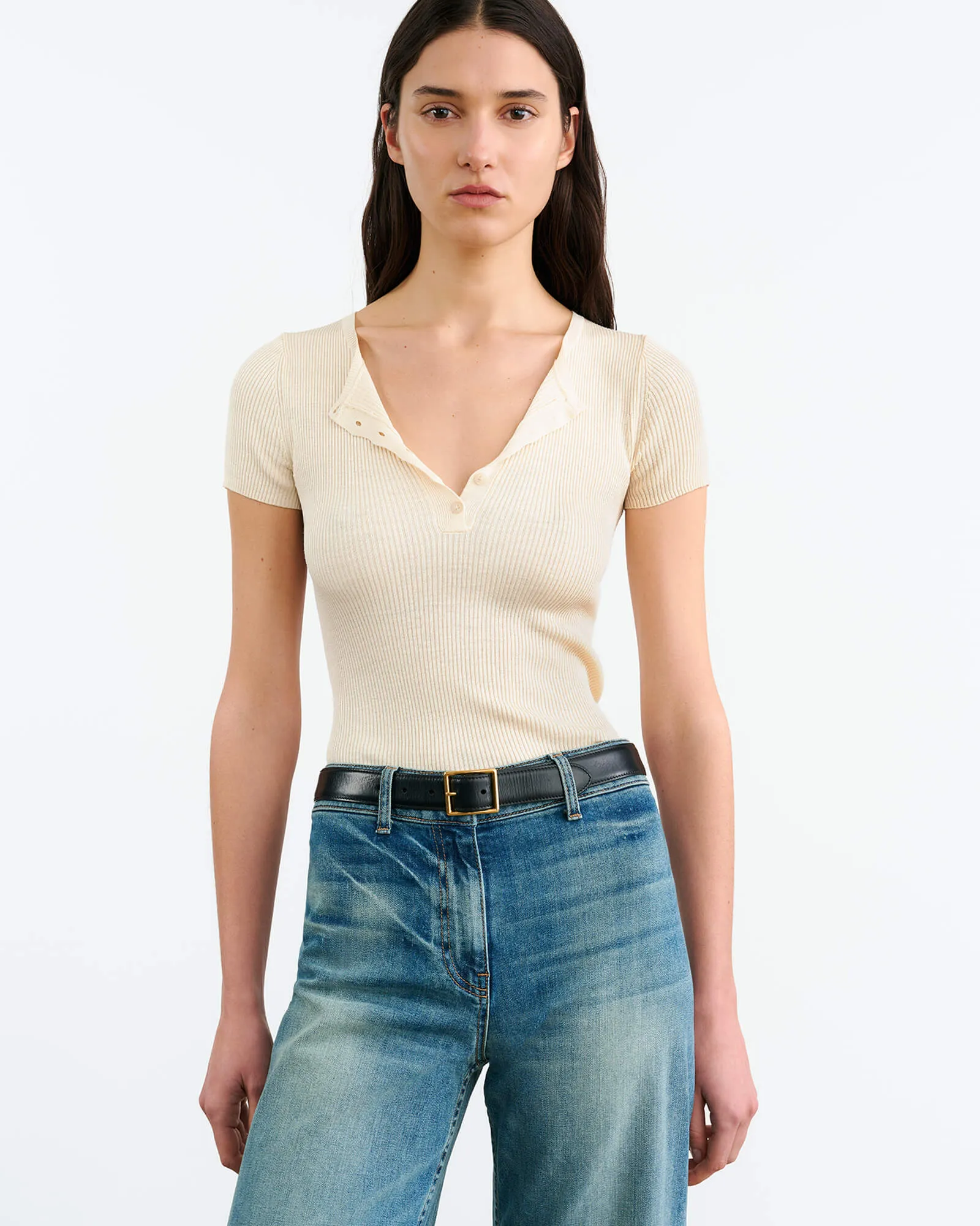 FRANCENE SILK KNIT SWEATER