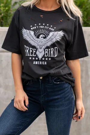 Free Bird Eagle Graphic Tee