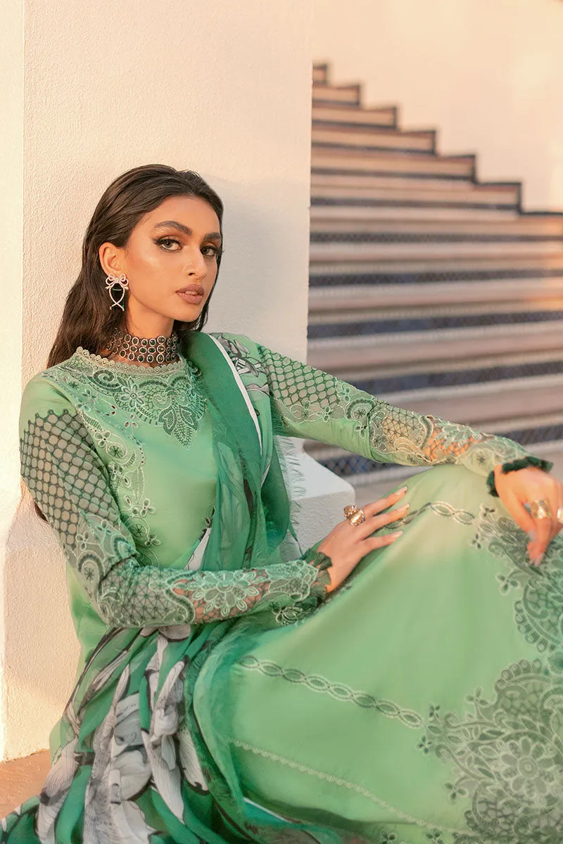 Fresh Sage | Mushq Hemline Spring/Summer Lawn Collection 2022 | Unstitched Embroidered Lawn Suits