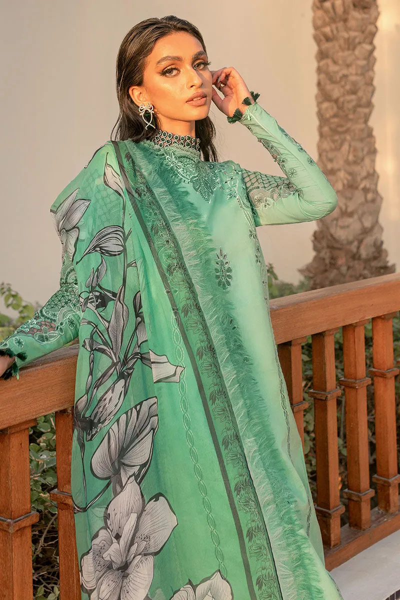 Fresh Sage | Mushq Hemline Spring/Summer Lawn Collection 2022 | Unstitched Embroidered Lawn Suits