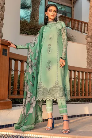 Fresh Sage | Mushq Hemline Spring/Summer Lawn Collection 2022 | Unstitched Embroidered Lawn Suits