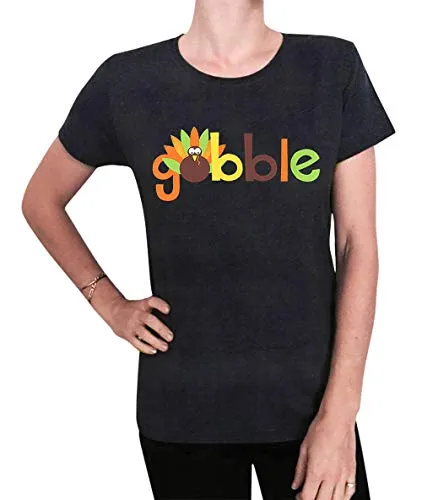 Funny Thanksgiving Turkey Tee for Women