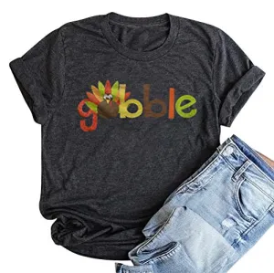 Funny Thanksgiving Turkey Tee for Women