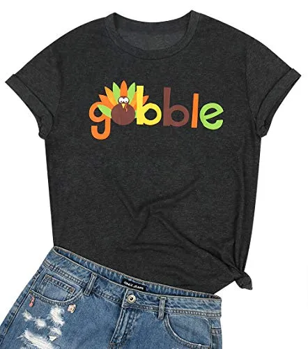 Funny Thanksgiving Turkey Tee for Women