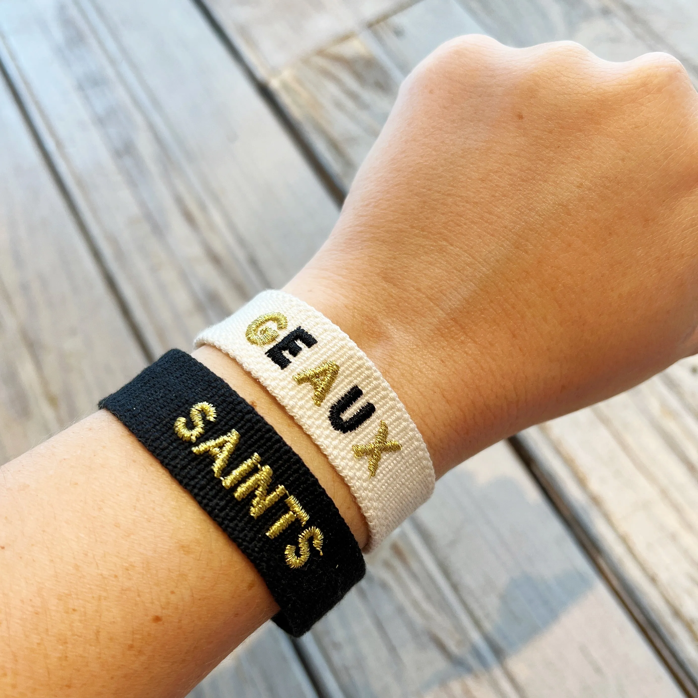 Geaux Bracelet-black/gold