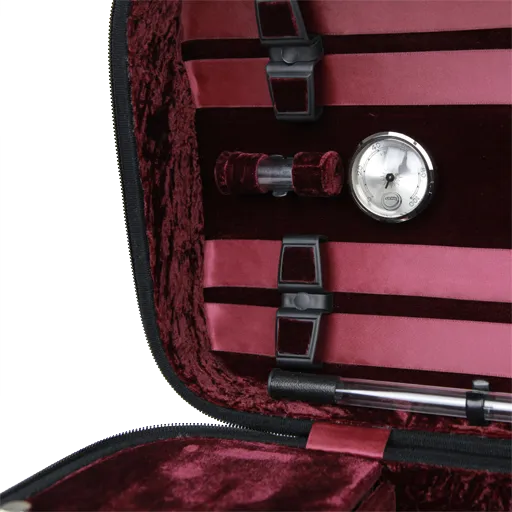 GEWA Liuteria Atlanta Oblong Violin Case 4/4 Black with Red Interior