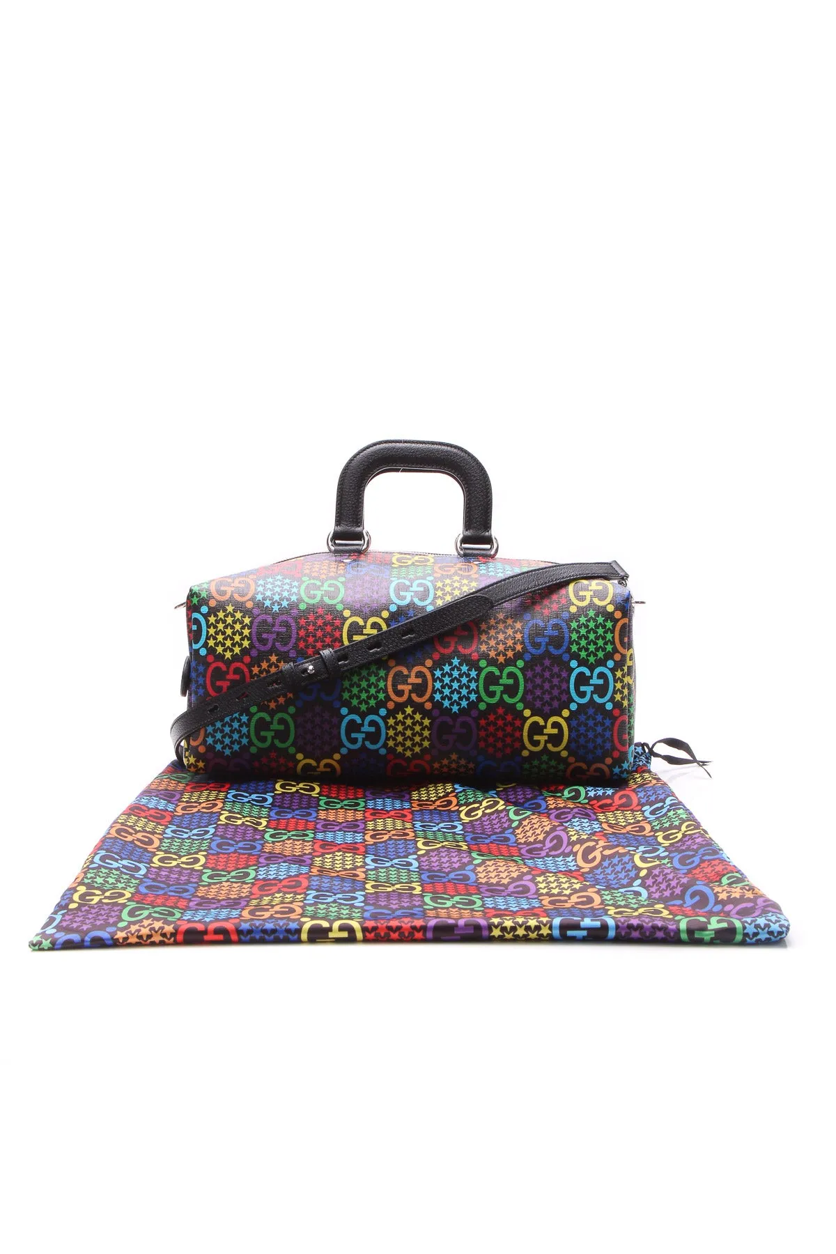 GG Psychedelic Convertible Small Duffle Backpack