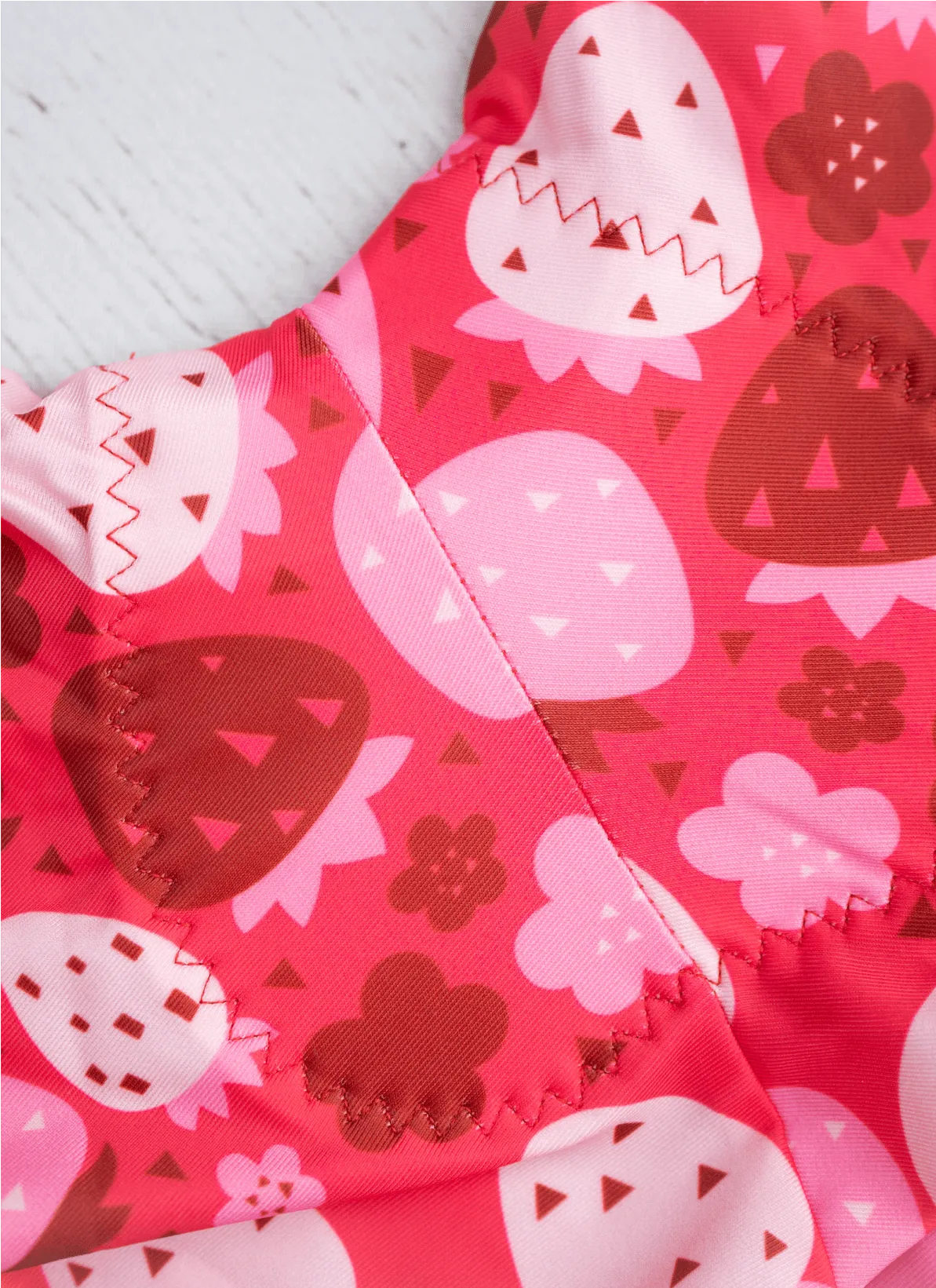 Girls Triathlon Suit - Strawberry Burst