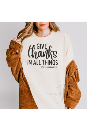 Give Thanks Comfort Colors T-Shirt
