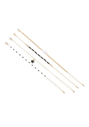 Gold Colored Bracelet Set