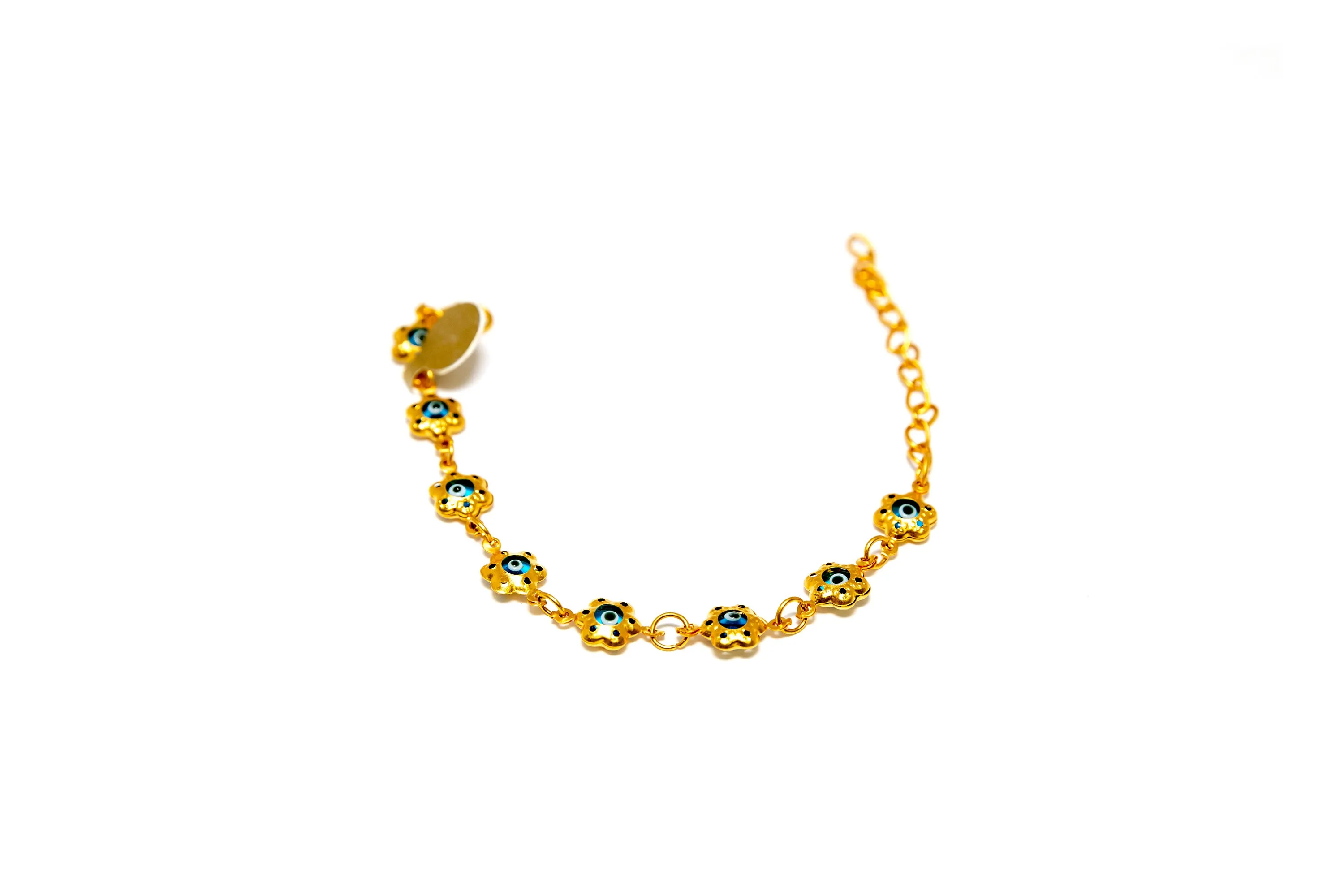 Gold Turkish Evil Eye Bracelet