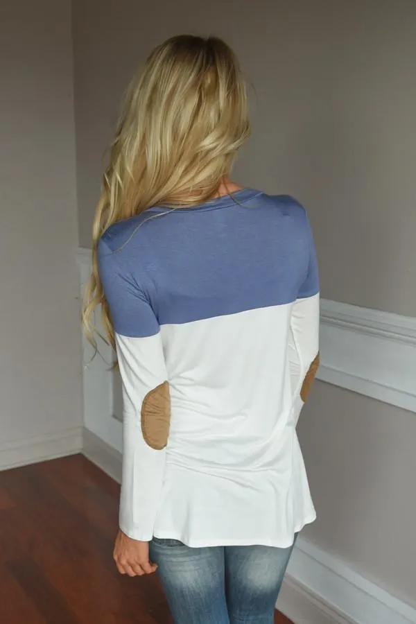Got a Little Change in My Pocket Top ~ Blue