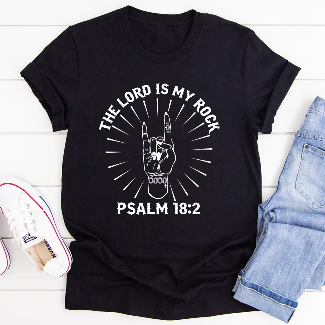 Graphic T-Shirts The Lord Is My Rock Tee