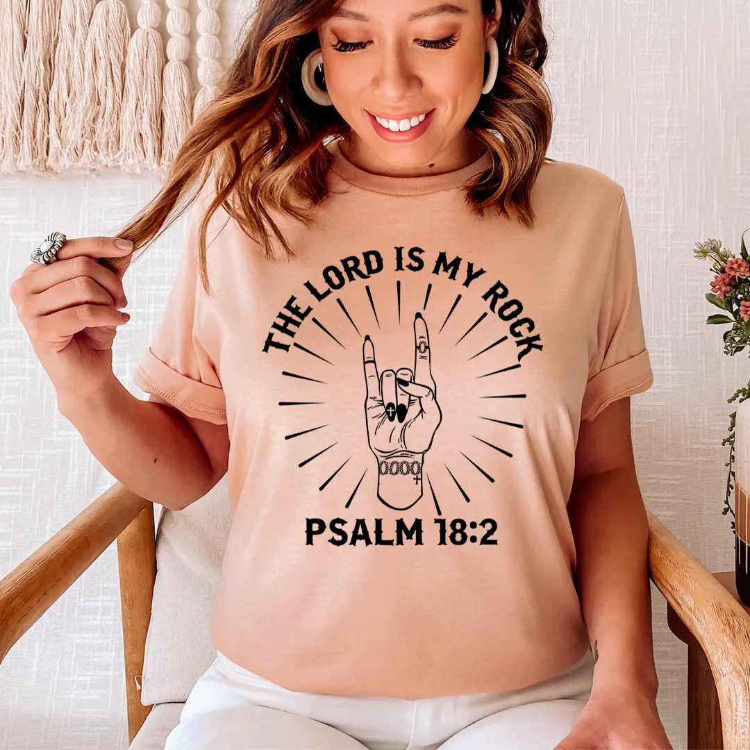 Graphic T-Shirts The Lord Is My Rock Tee
