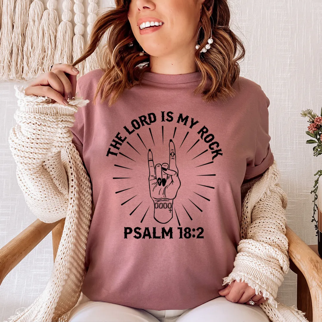 Graphic T-Shirts The Lord Is My Rock Tee