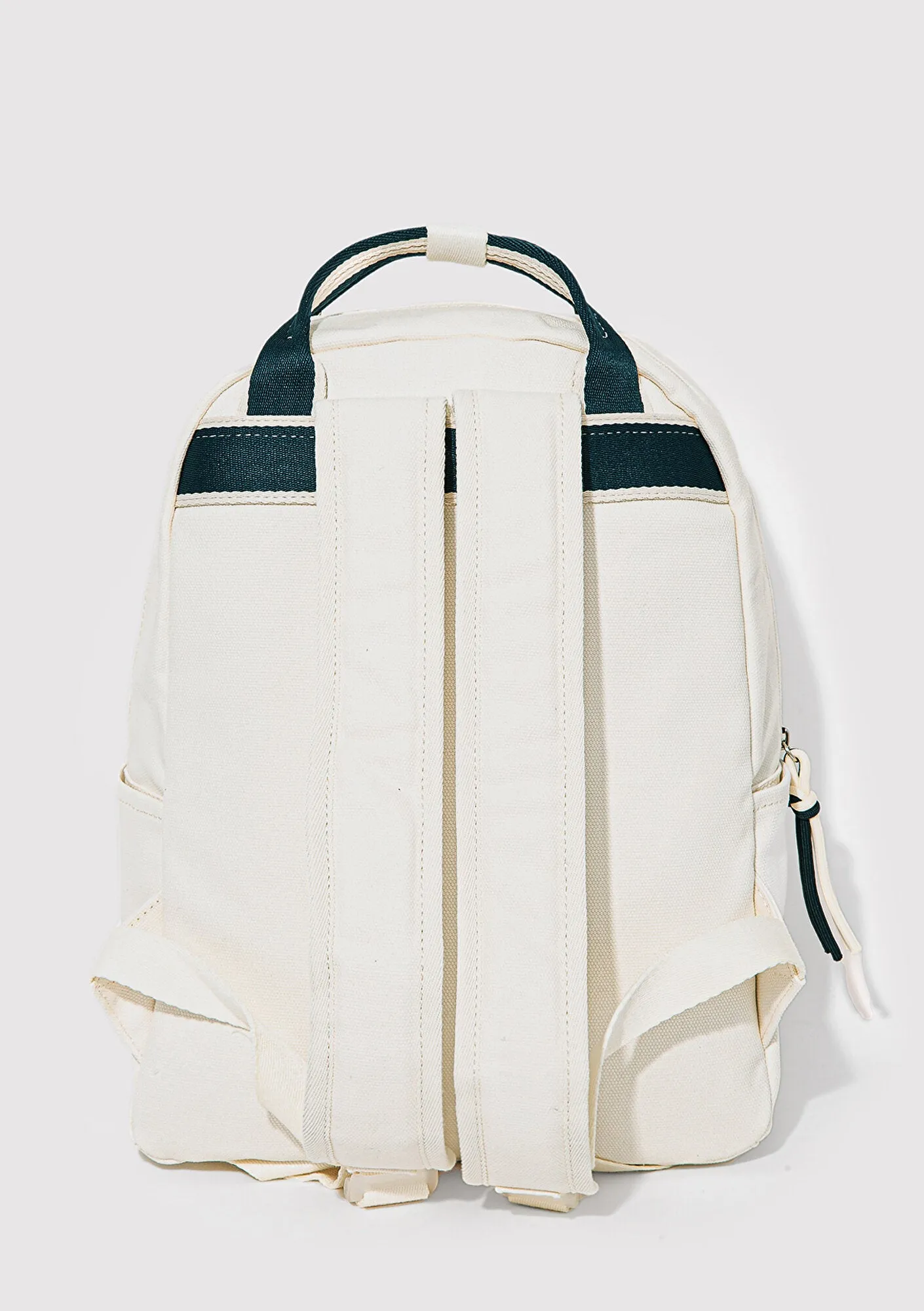 Green Detailed Ecru Backpack