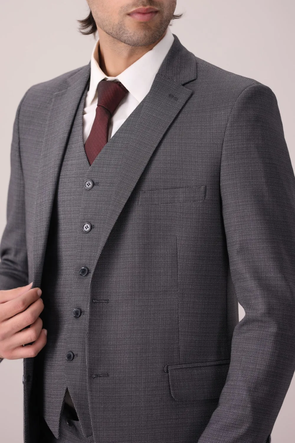 Grey Notch Suit