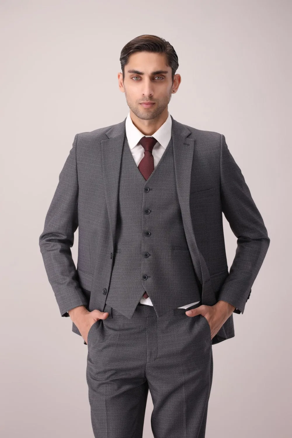 Grey Notch Suit
