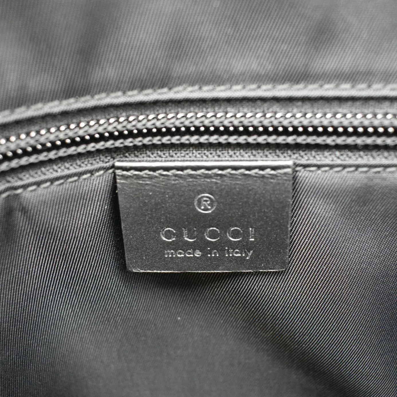 GUCCI Business 2 Way GG Supreme Monogram Briefcase Black 368557
