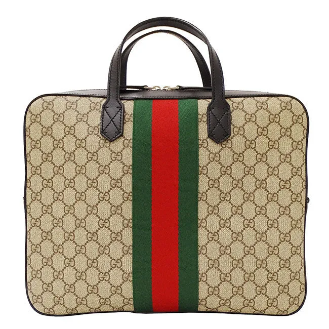 Gucci GG Supreme Canvas Briefcase