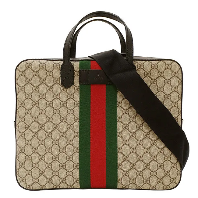 Gucci GG Supreme Canvas Briefcase