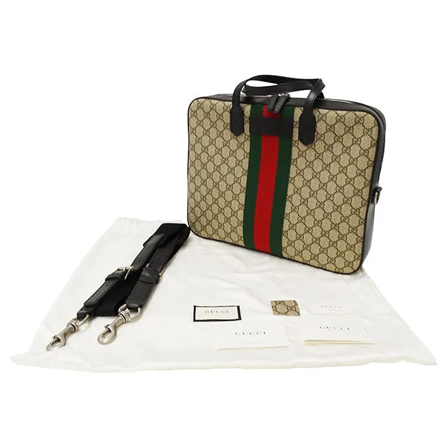 Gucci GG Supreme Canvas Briefcase
