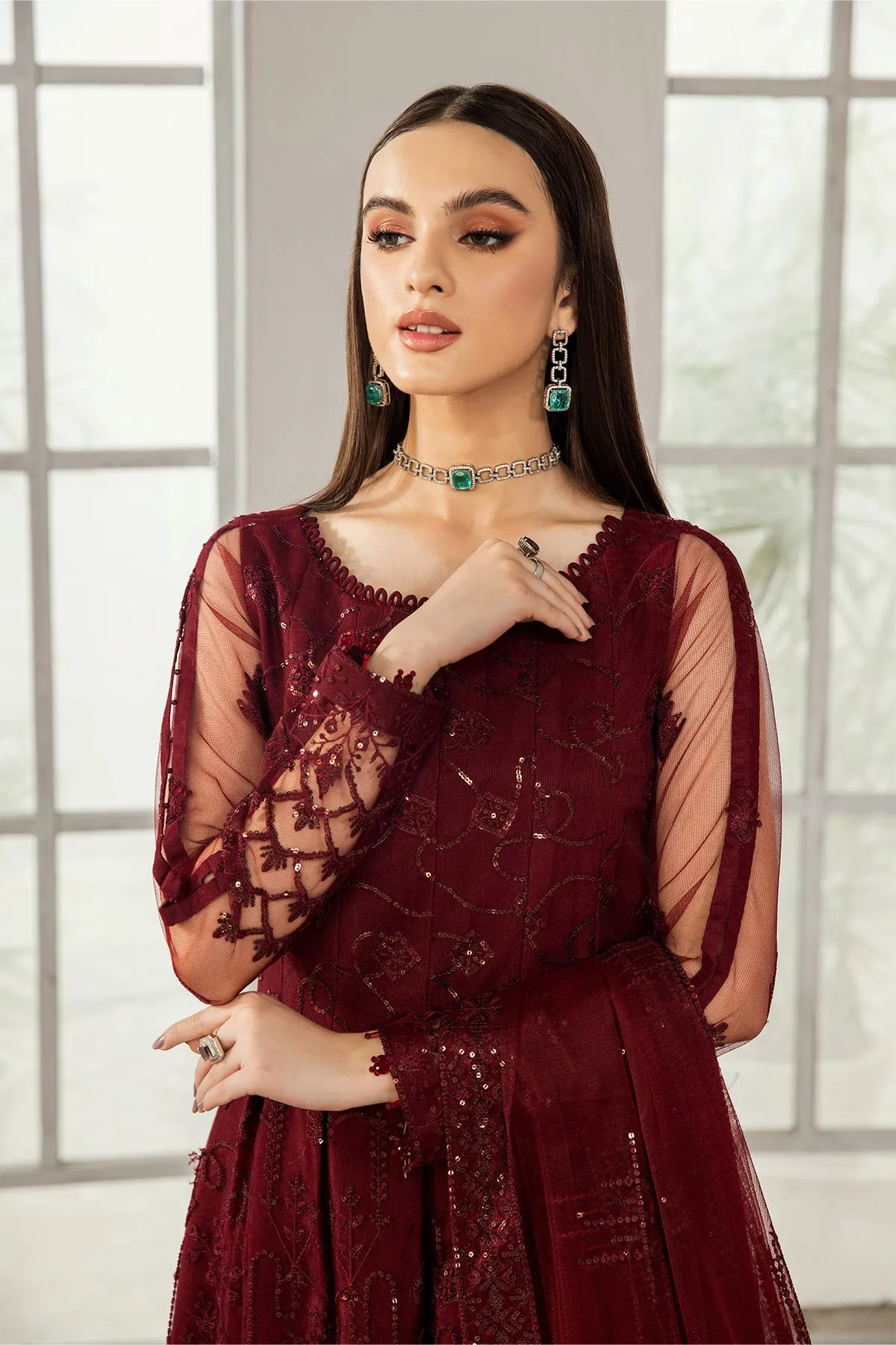 Gulrukh | Alizeh Fashion Embroidered Formal Collection 2022 | Unstitched and Stitched Embroidered Net Suits