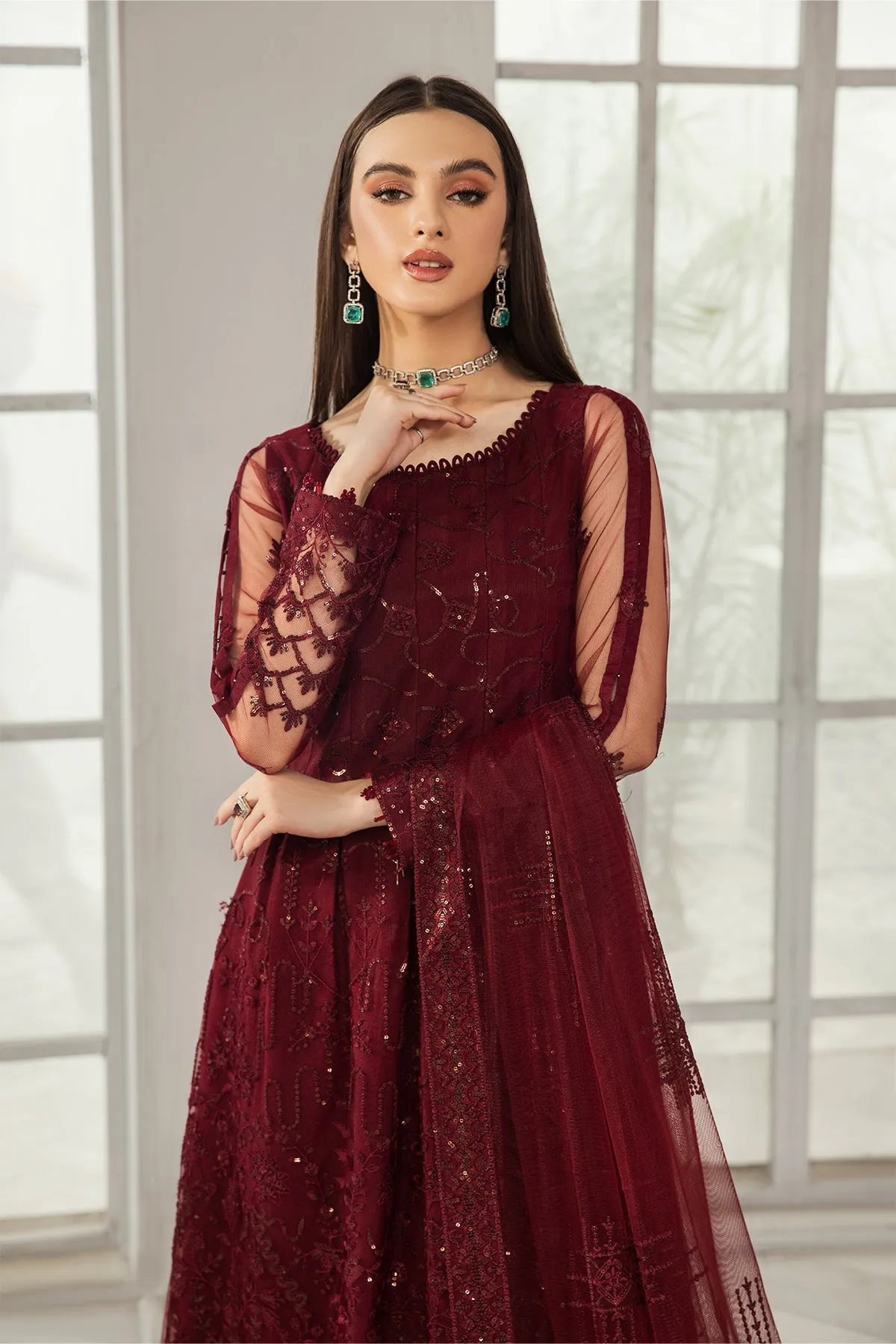 Gulrukh | Alizeh Fashion Embroidered Formal Collection 2022 | Unstitched and Stitched Embroidered Net Suits