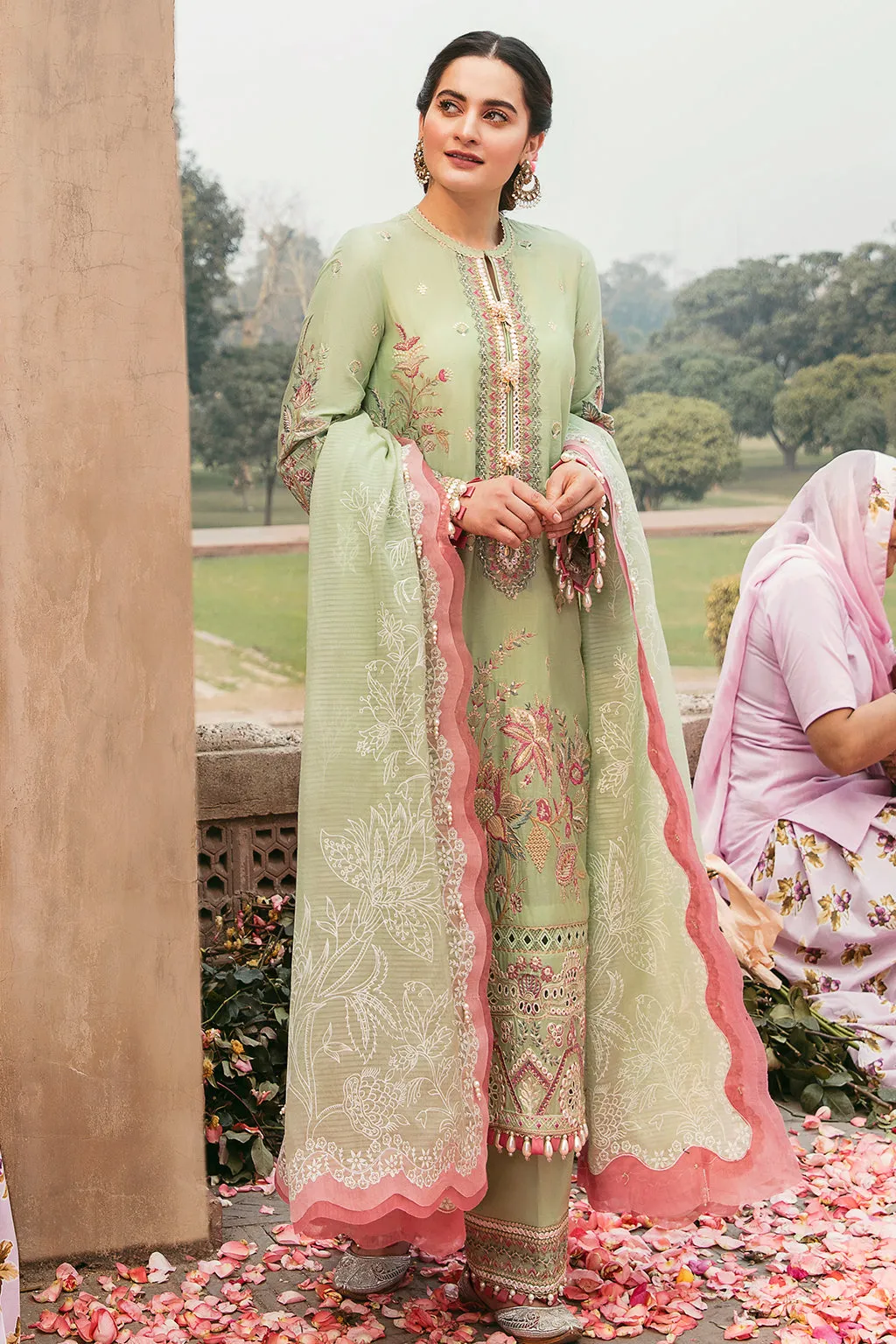 Haani | Afrozeh Shabnami Festive Lawn Collection 2022 | Unstitched Embroidered Lawn Suits