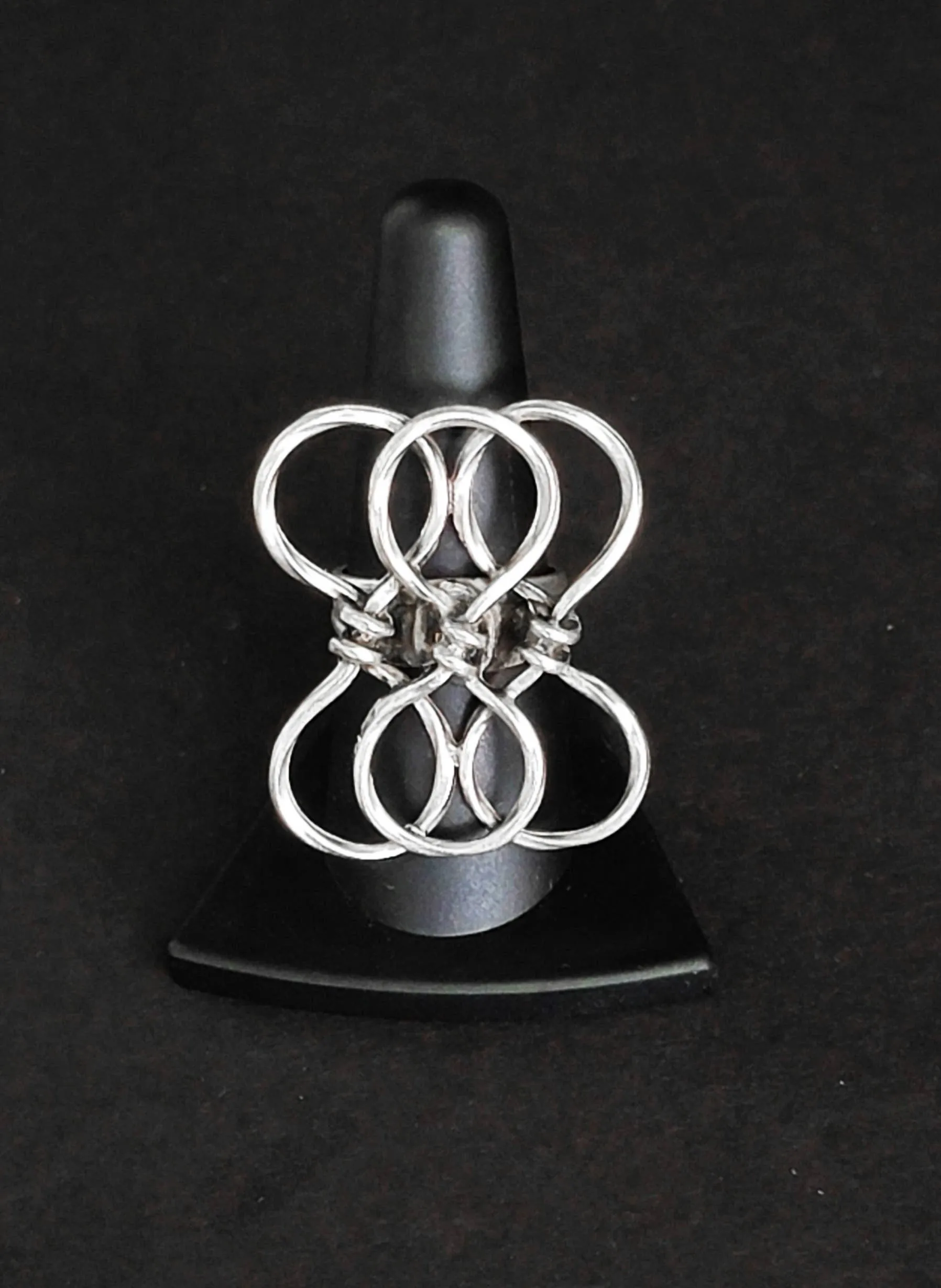 Handmade Pewter Infinity Ring