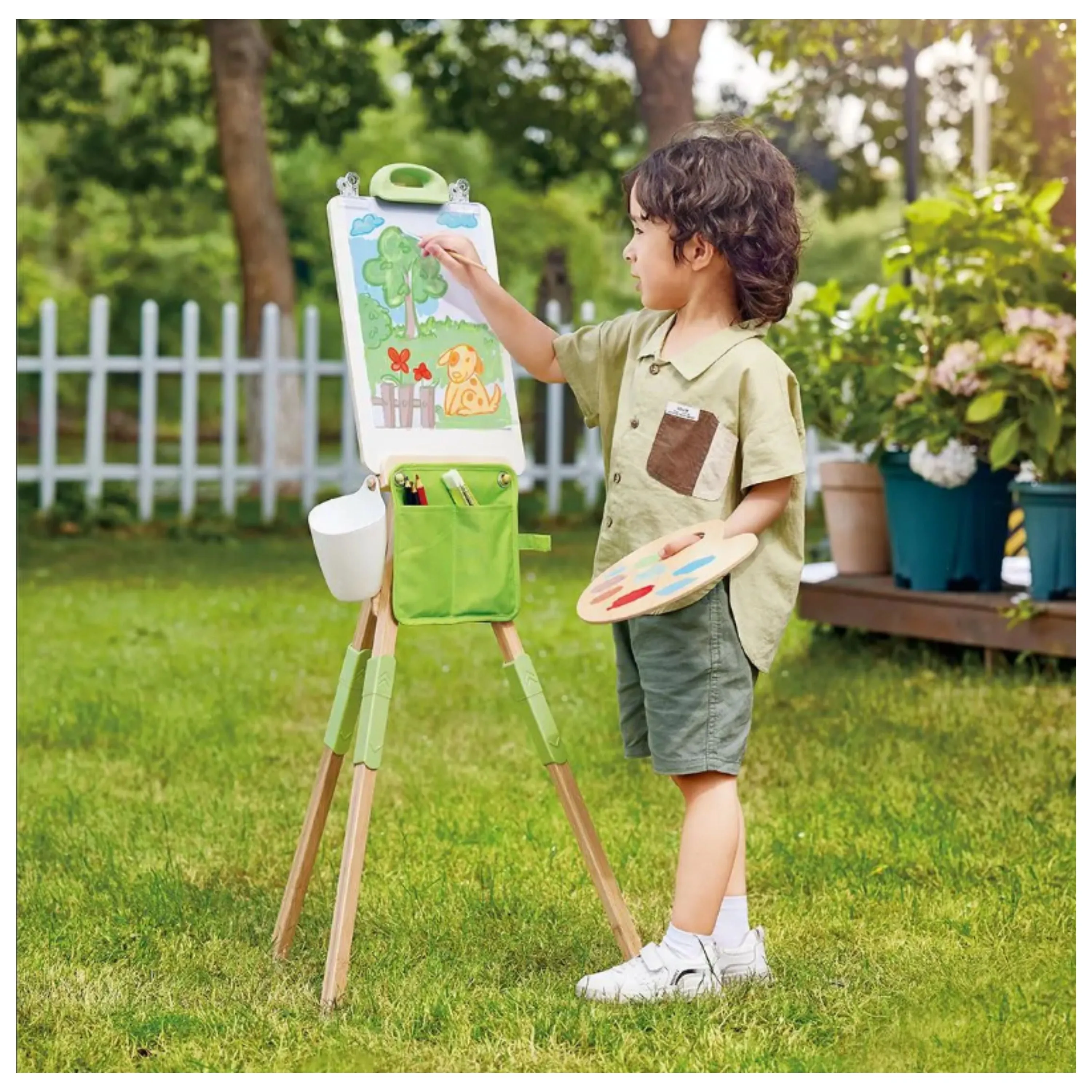 Hape Portable Bamboo Easel