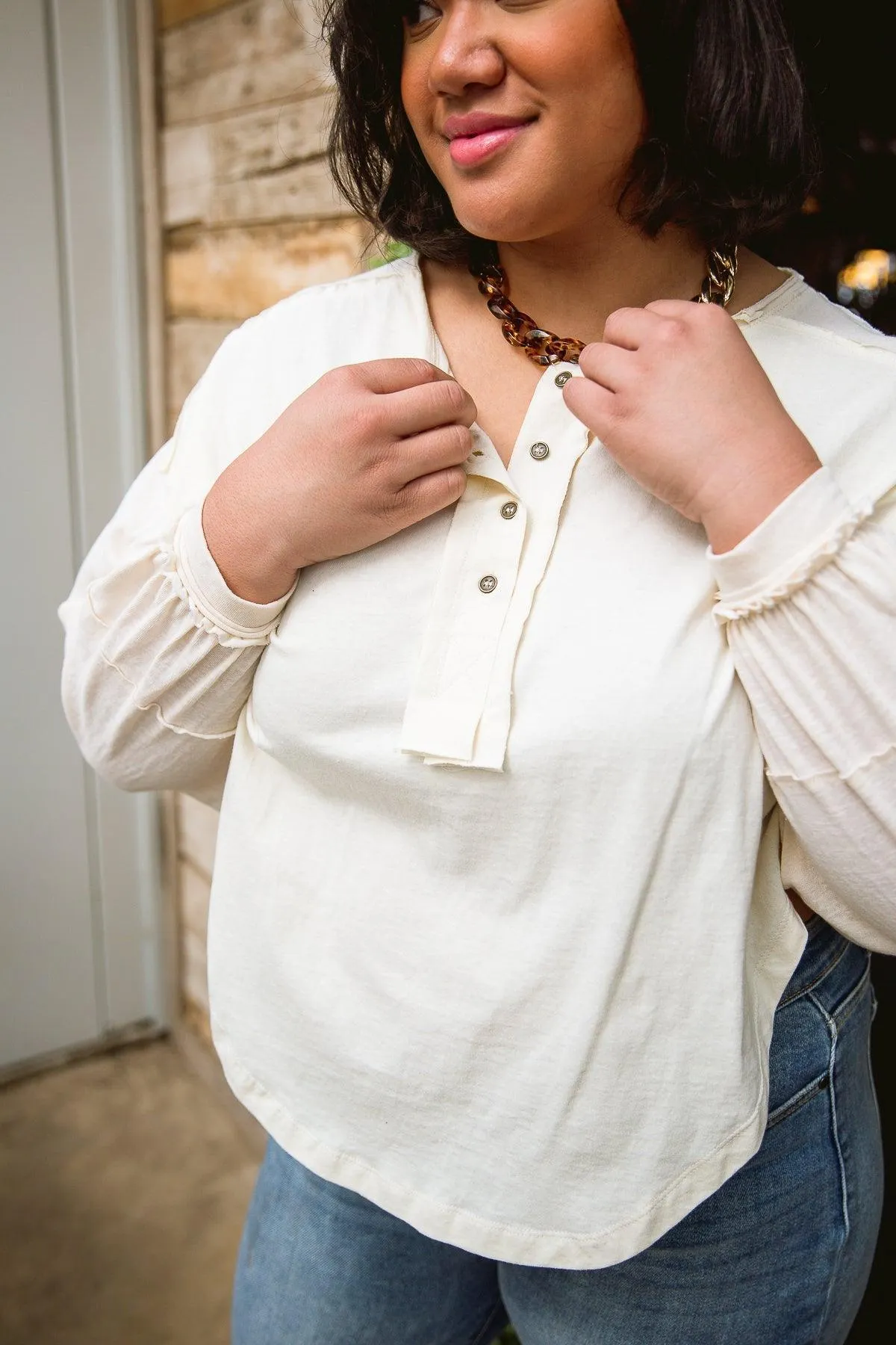 Hazel Blues® | Osaka Top In Cream
