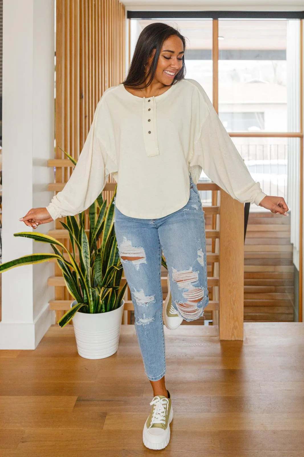 Hazel Blues® | Osaka Top In Cream