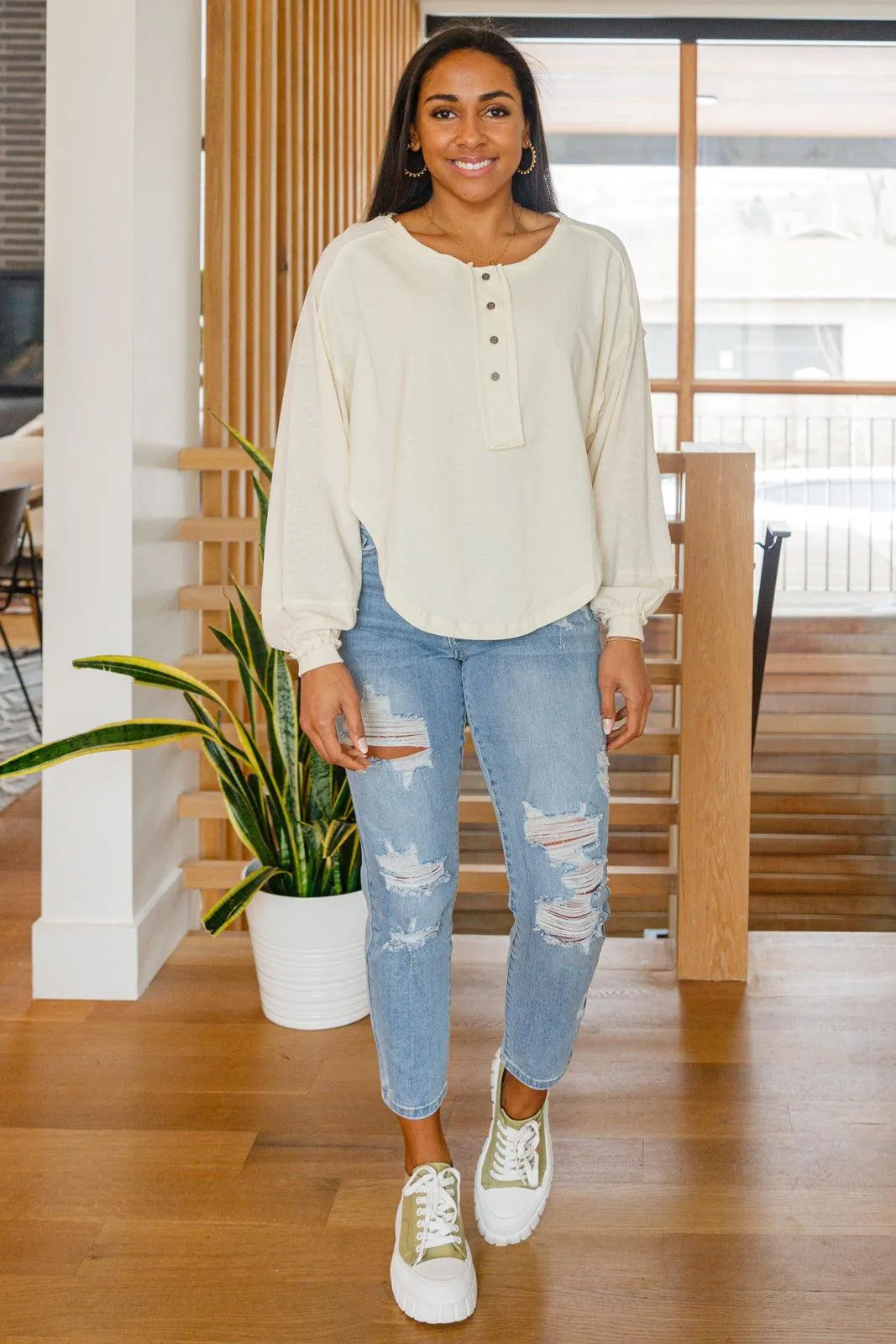 Hazel Blues® | Osaka Top In Cream