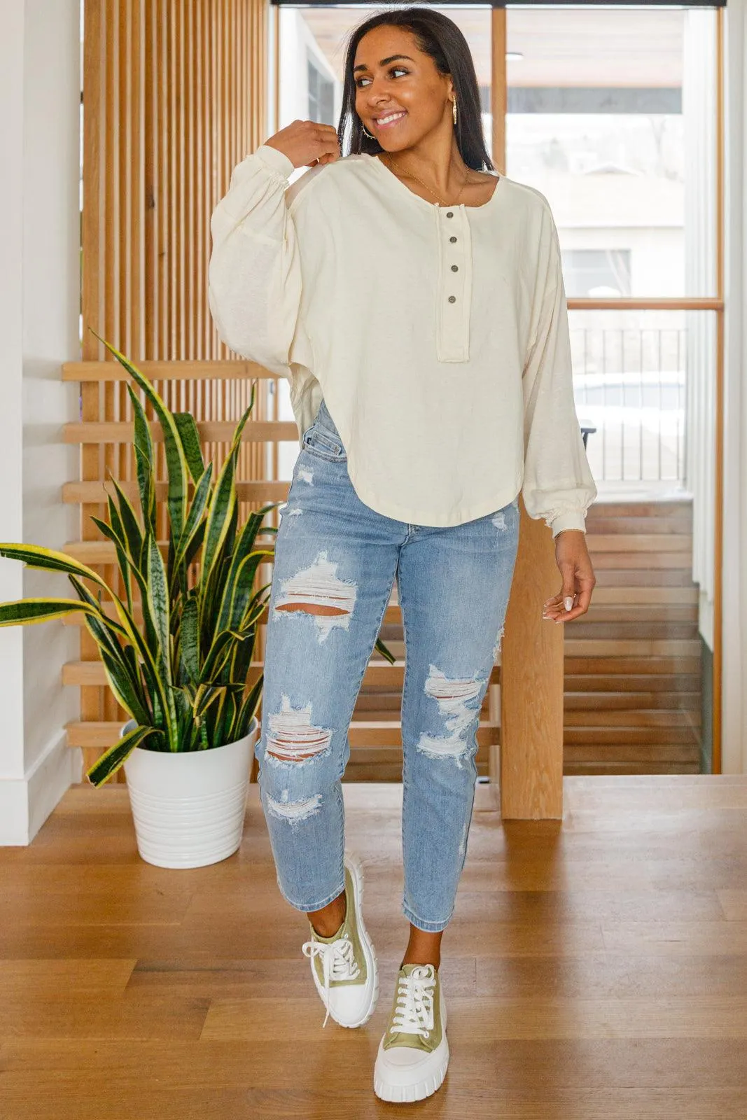 Hazel Blues® | Osaka Top In Cream