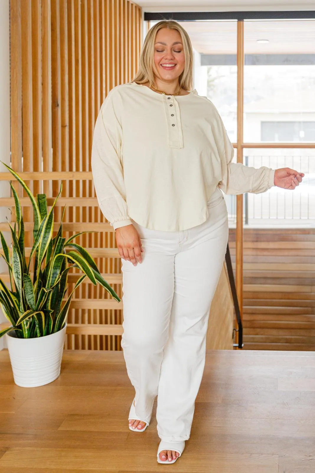 Hazel Blues® | Osaka Top In Cream