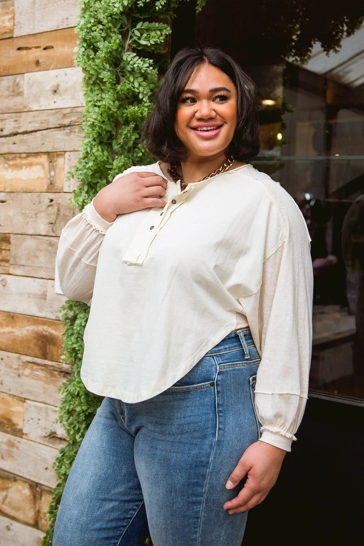 Hazel Blues® | Osaka Top In Cream