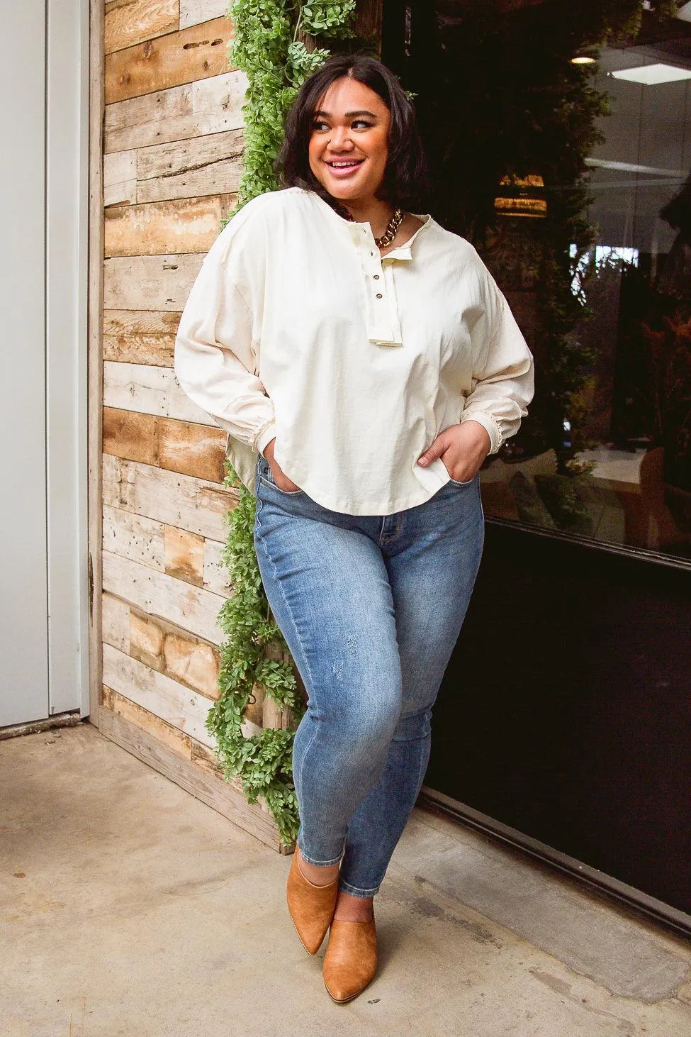 Hazel Blues® | Osaka Top In Cream